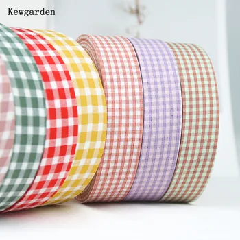 Kewgarden DIY Lase Lok kravato Tkanine Layering Krpo Kariran Trakovi 1-1/2