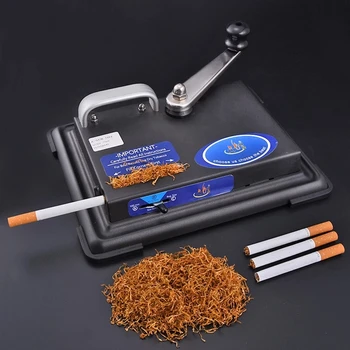 Iz nerjavečega Jekla Priročnik Cigaret Maker Roller Strani-koljenast Tobak Tekoči Pralni Cigaretni Polnjenje Pralni Kajenje DIY Orodja