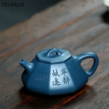 DXUIALOI izključno ročno vijolično gline čajnik Vseh smereh Kamen zajemalka čajnik dnevni sobi mizo čaj čaj, set čaj hiša čajnik