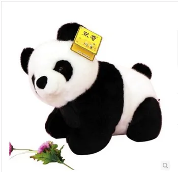 31x24cm panda plišastih igrač lep panda lutka visoke kakovosti darilo za rojstni dan w0943